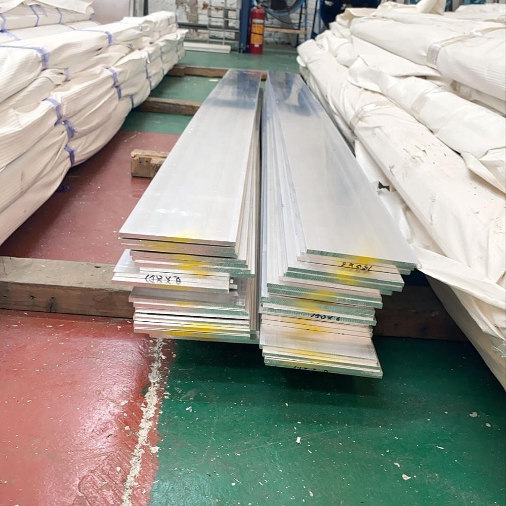 2024 6063 6061 Brushed Aluminum Metal Flat Bar 15mm 20mm 30mm 50mm 210x10mm