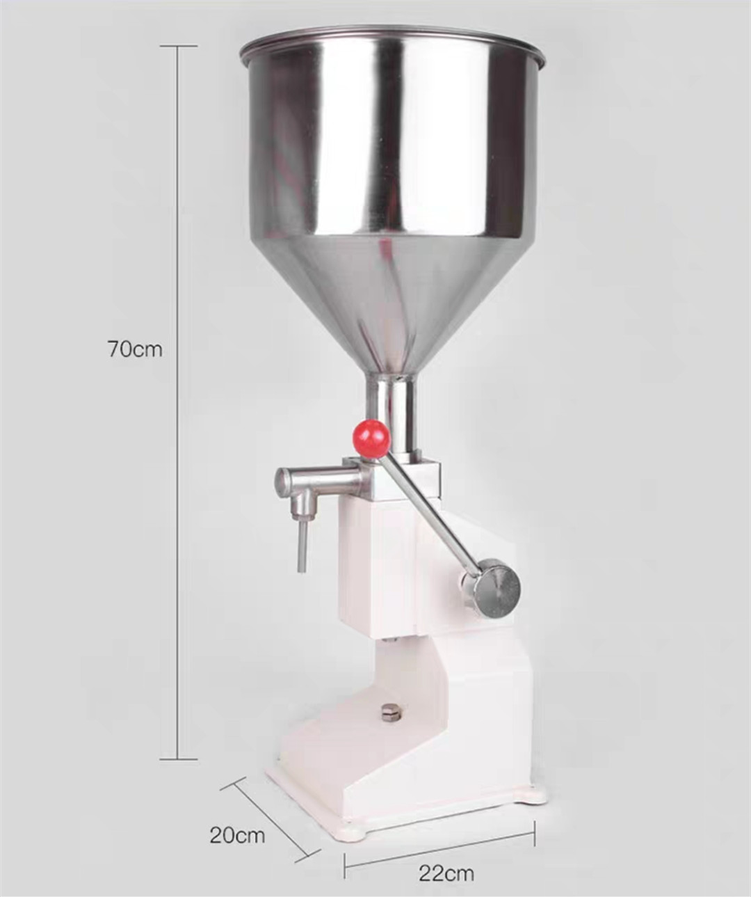 A03 Manual Jam Cream Paste Juice Bottle Filling Machine Toothpaste Lotion Honey Oil Liquid Filling Machine