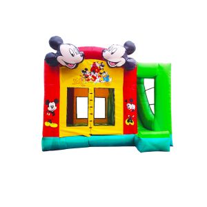 China Tarpaulin Inflatable Castle Themed With Mickey Mouse wholesale