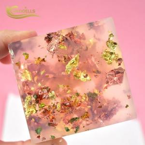 China Dried Flower FDA Transparent Soap Bars Smooth Skin Improve Mood Relaxation wholesale