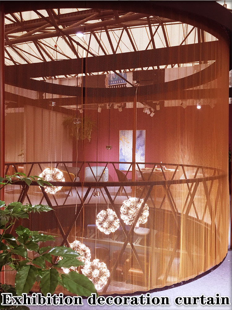 Architectural Decorative Metal Mesh Drapery Curtain For Room Divider