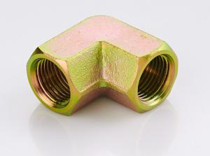 China Carbon Steel Hydraulic Elbow Fittings / Elbow Pipe Connector ISO 1179 wholesale