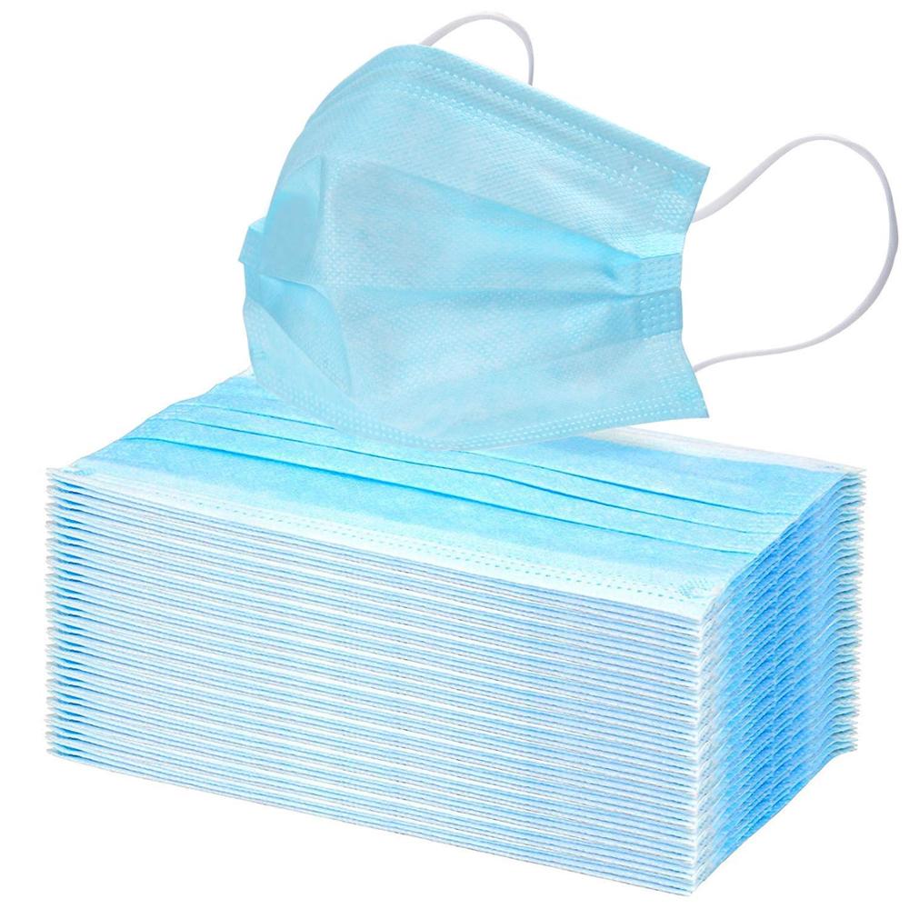 Custom 3 Ply Face Mask Surgical Anti Allergic Materials Sanitary Packaging