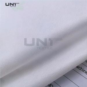 China Polyester Plain Thermal Bonded Non Woven Interlining Flocked Pattern wholesale