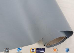 China 0.3mm 39&quot; Gray PVC Coated Fiberglass Fabric For Flexible Air Ducting wholesale