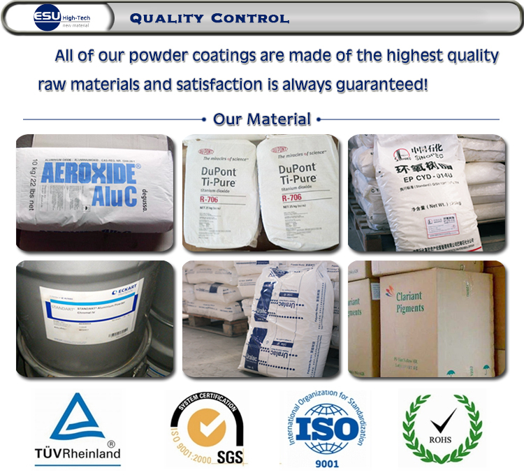silver gray metallic special texture finish auto metal base electrostatic epoxy chemical resistance powder coatings spray paint