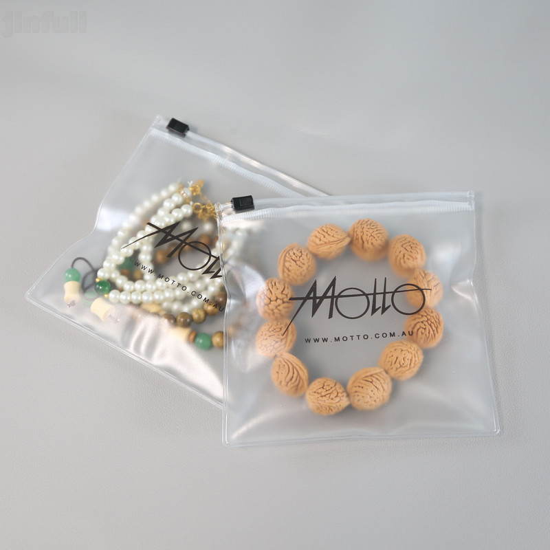 Clear Plastic Zipper Jewelry Bags Storage Organizer Bag