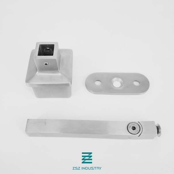 Direction Adjustable Handrail Bracket , Adjustable Railing Brackets 40x40x2