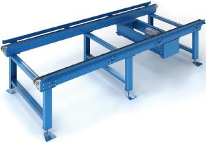 China Payload 1200Kg Heavy Duty Pallet Conveyor Systems Double Chain wholesale