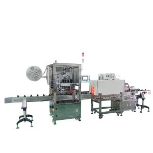 China 6KW 250Bottles/Min Shrink Sleeve Label Machine For Plastic Bottle Body wholesale