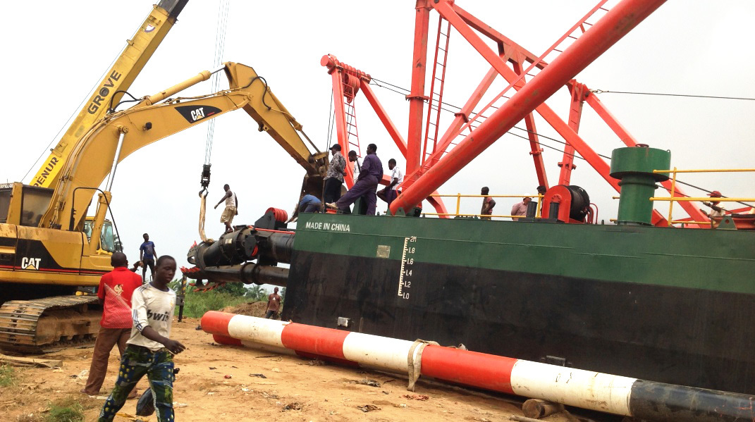 Dredger installation service
