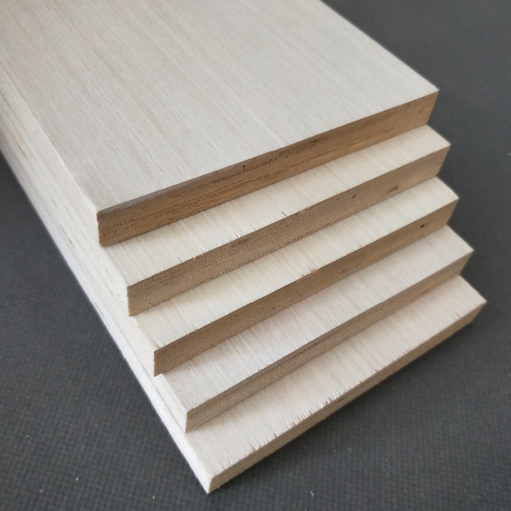 Edge Glued Solid Paulownia Wood Board With Eco Friendly Glue Customized