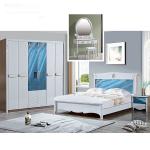 Africa Style Minimalist Leather Bedroom Set