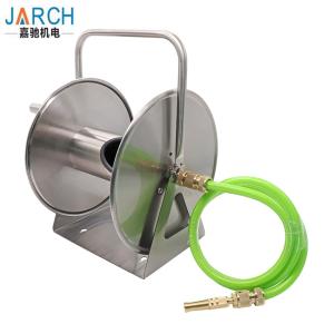 China Stainless Steel Garden 200FT Portable Hose Reel Drum for garden wholesale