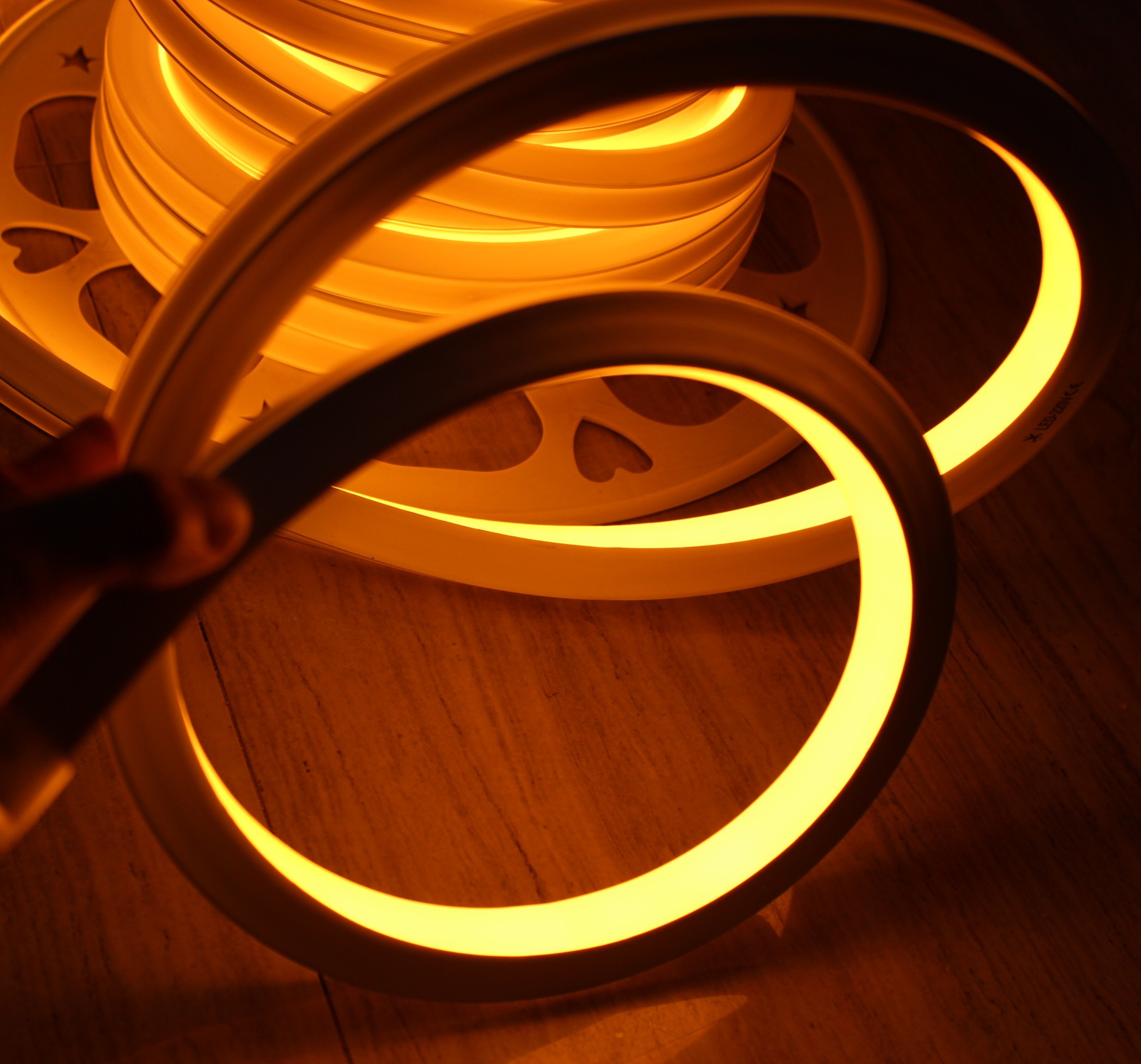 12V IP67 Waterproof square Neon Flex LED Rope Light strips white silicone