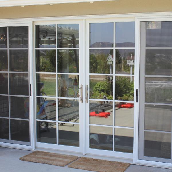 Modern Design Hinge Swing Aluminum Interior Room Double Glass Door Casement Doors For House