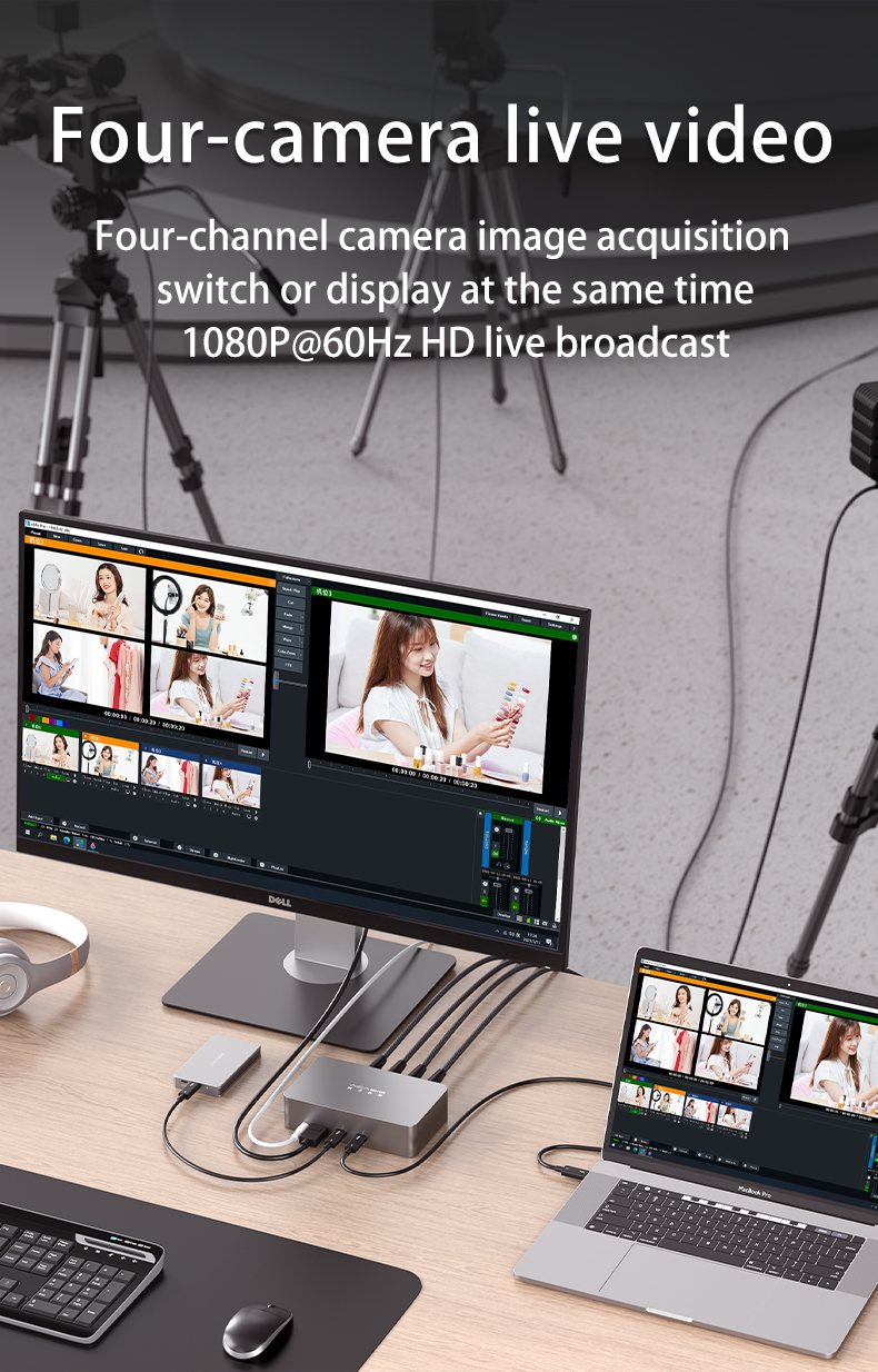 Upgrade Your Video Collection with TP4SD 4-channel SDI to Thunderbolt 3 Capture Card