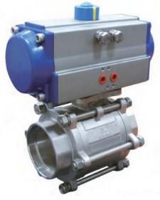 China Thread Connection Pneumatic Operated Valve 316 Stainless Steel 1000psi wholesale