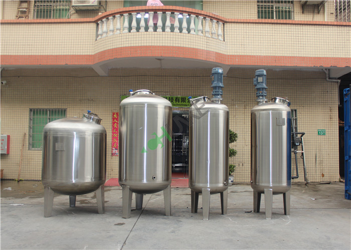 304/316 Stainless Steel Water Storage Tank Material Multi Media Filter Machine