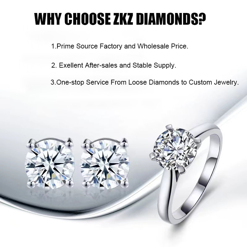 Oval Lab Cultivated Diamonds 3CT CVD No Bow Tie No Treatment Diamond