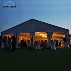 China Commercial White Wedding Canopy Tent Double PVC Fabric Roof Cover wholesale
