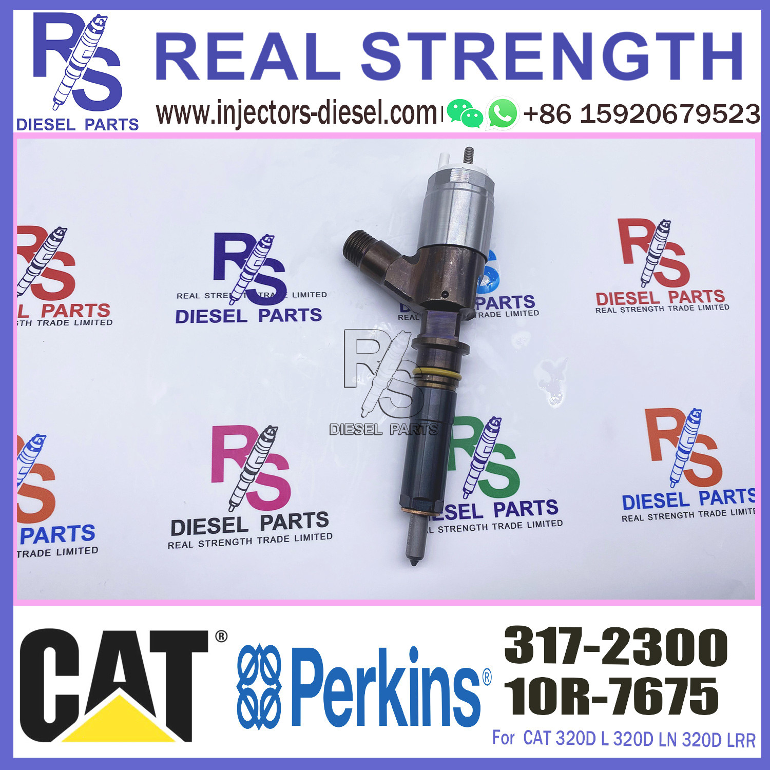 Caterpillar injector 317-2300 10R-7675 Diesel Fuel Injector 295-9130 317-2300 10R-7675 32F61-00062 For C6 engine