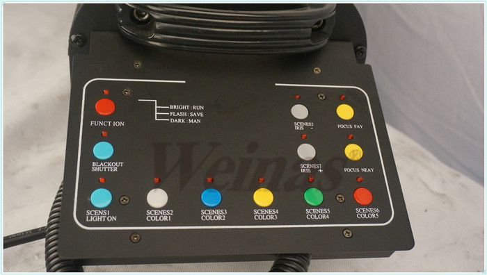 High Powerful Follow Spot Light Small Size 330w LED 7500K Color Temperature