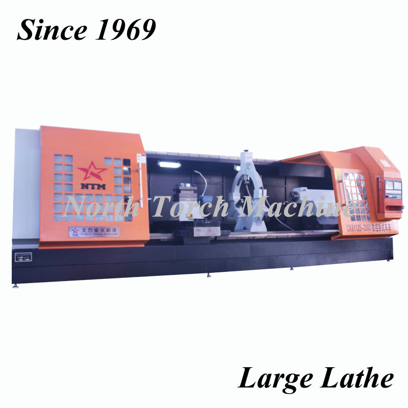 Conventional Horizontal Cnc Lathe , Heavy Duty Lathe Machine For Roll Cylinder