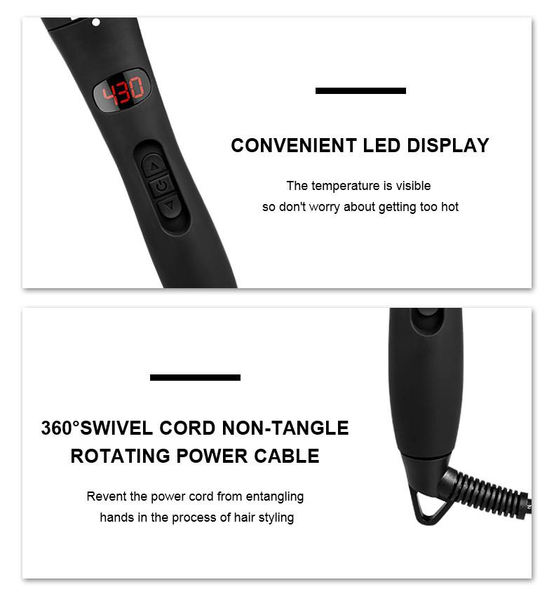 OEM ODM 6 In 1 Curling Wand Set Instant Heating Up CB ROHS CETL Certificate