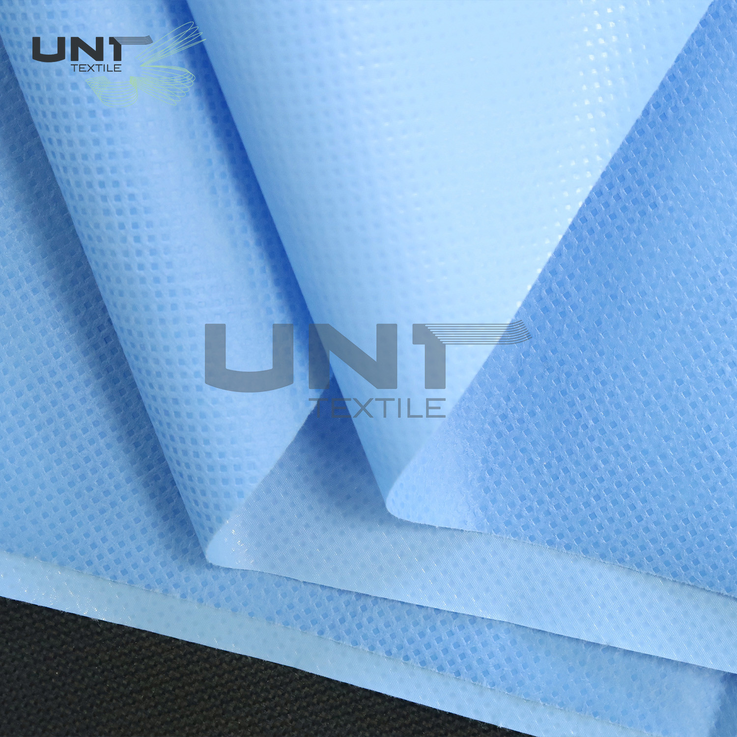 Eco Friendly Blue Polypropylene PP Spunbond Non Woven Fabric For Surgical Gown