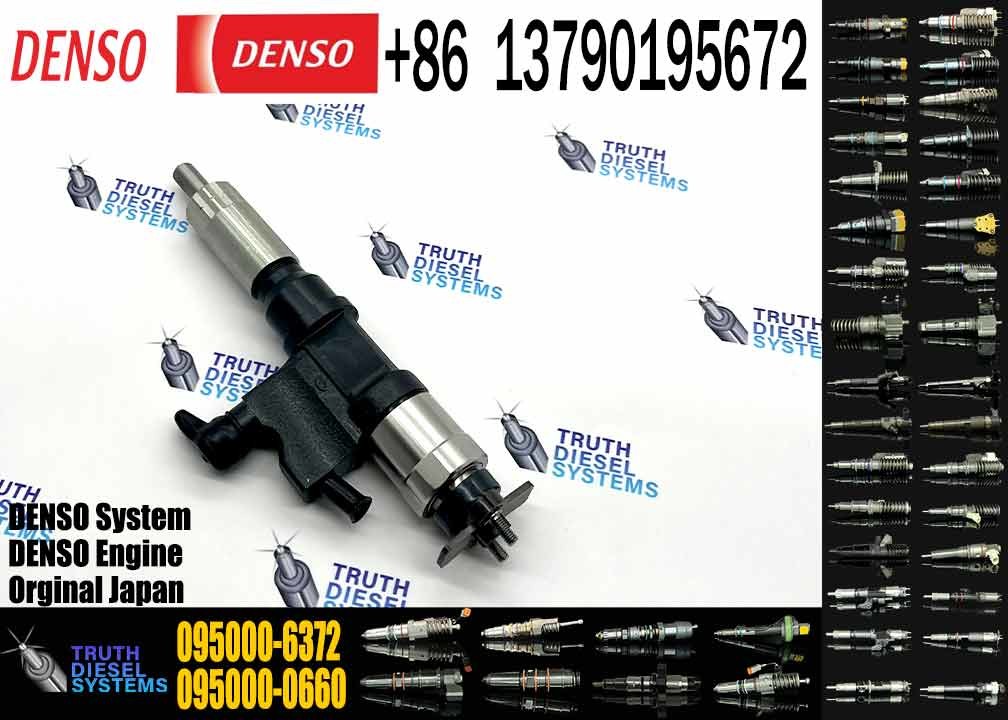 High Quality Diesel Common Rail Fuel Injector Assembly 095000-6372 For ISUZU 8-97609789-2