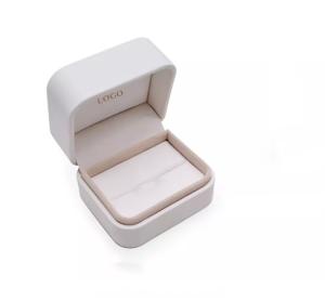 China ODM Ring Gift Boxes Logo Printed Leatherette Magnetic Jewelry Boxes ISO9001 wholesale