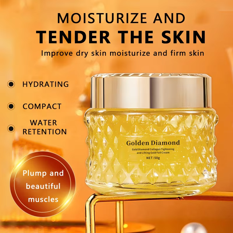 Face Cream And Lotion Collagen Face Cream Non Sticky Soothing Moisturizing Gold Foil Lifting And Tightening Skin
