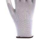 Comfortable PU Safety Gloves Agriculture Garden Gloves Seamless Breathable Knit