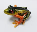 Frog diamond decoration trinket jewelry box petwer metal jewelry box for jewelry