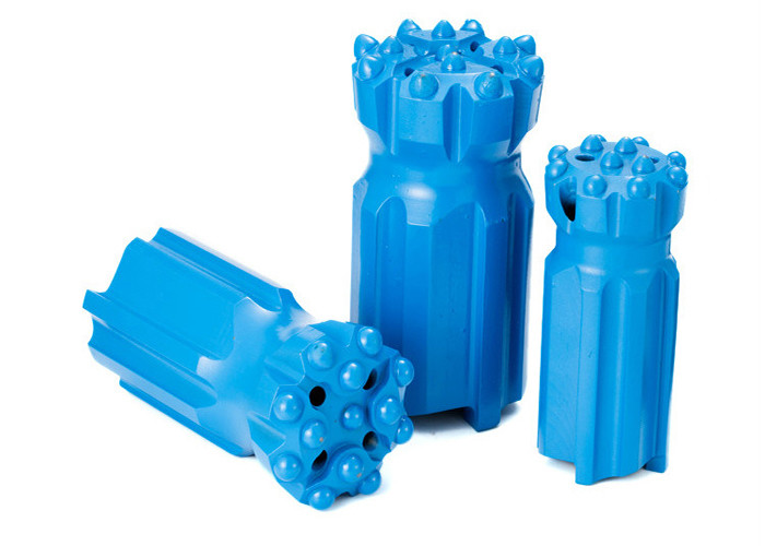 R25-32 GT60 115mm Thread Button Bits , Retract Underground Drilling Tools