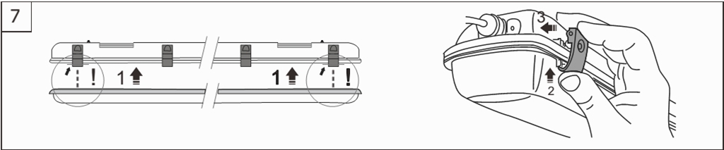 Easy installation 110lm/W IP65 water-proof level LED tri-proof SMD 3014