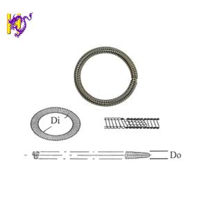 China Stainless Steel Oil Seal Garter Spring Chrome Finished 20mm Dia wholesale