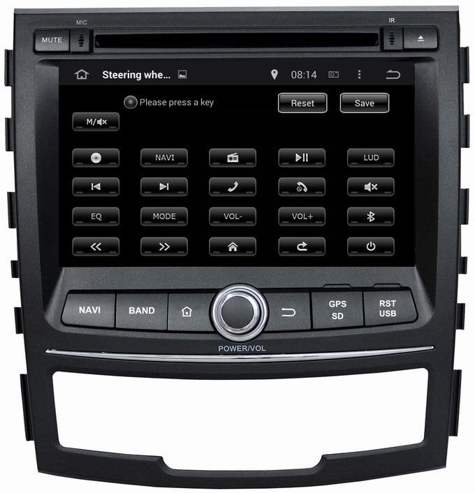 Ouchuangbo Auto GPS Satnav DVD System for Ssangyong Korando 2010-2013 Android 4.4 Radio Pl