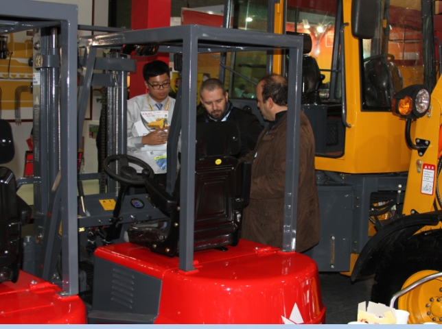 heavy construction equipment electric forklift with ce and iso approved