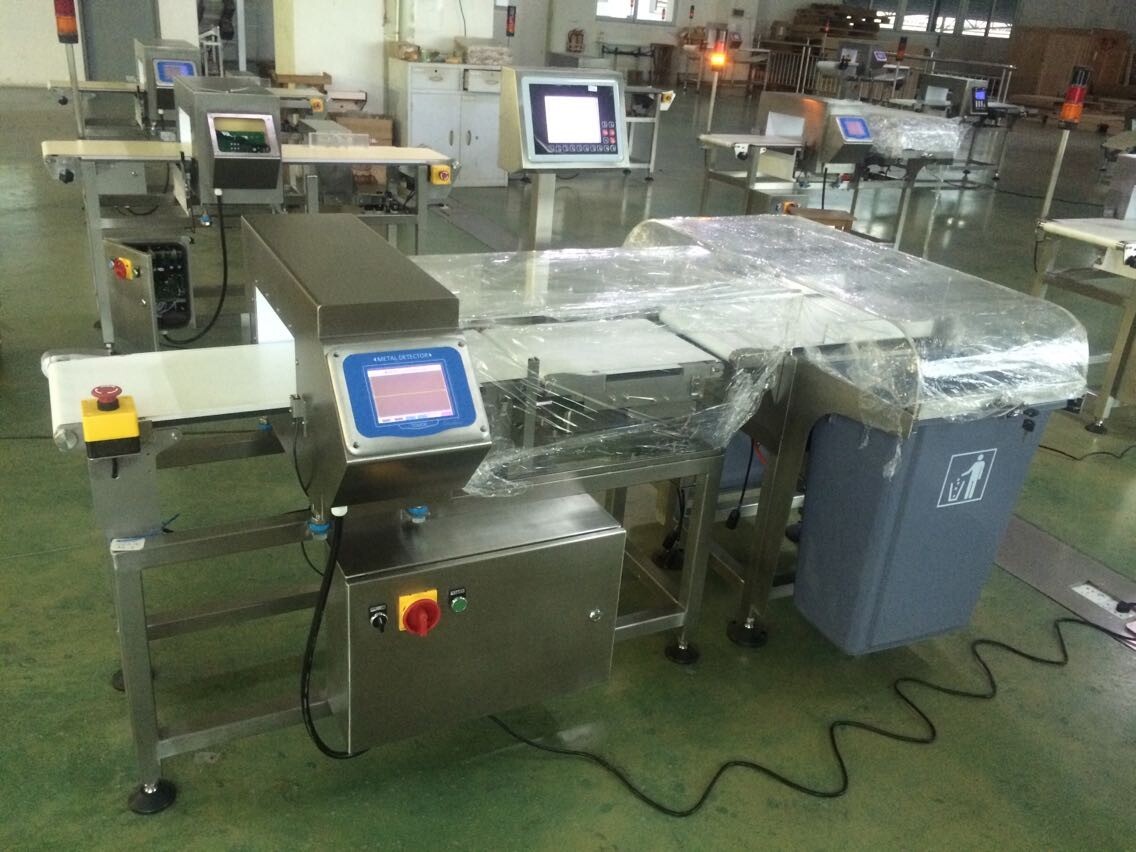 Combined Metal Detector / Weight Checker (MCD-A3015) for small product metal detector and weight sorting process
