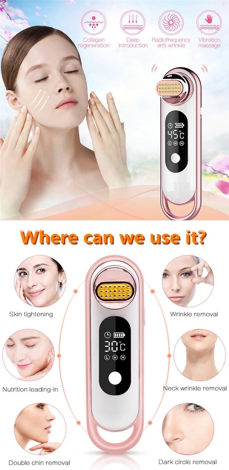 USB Recharging 6 In1 880nm RF EMS Beauty Instrument