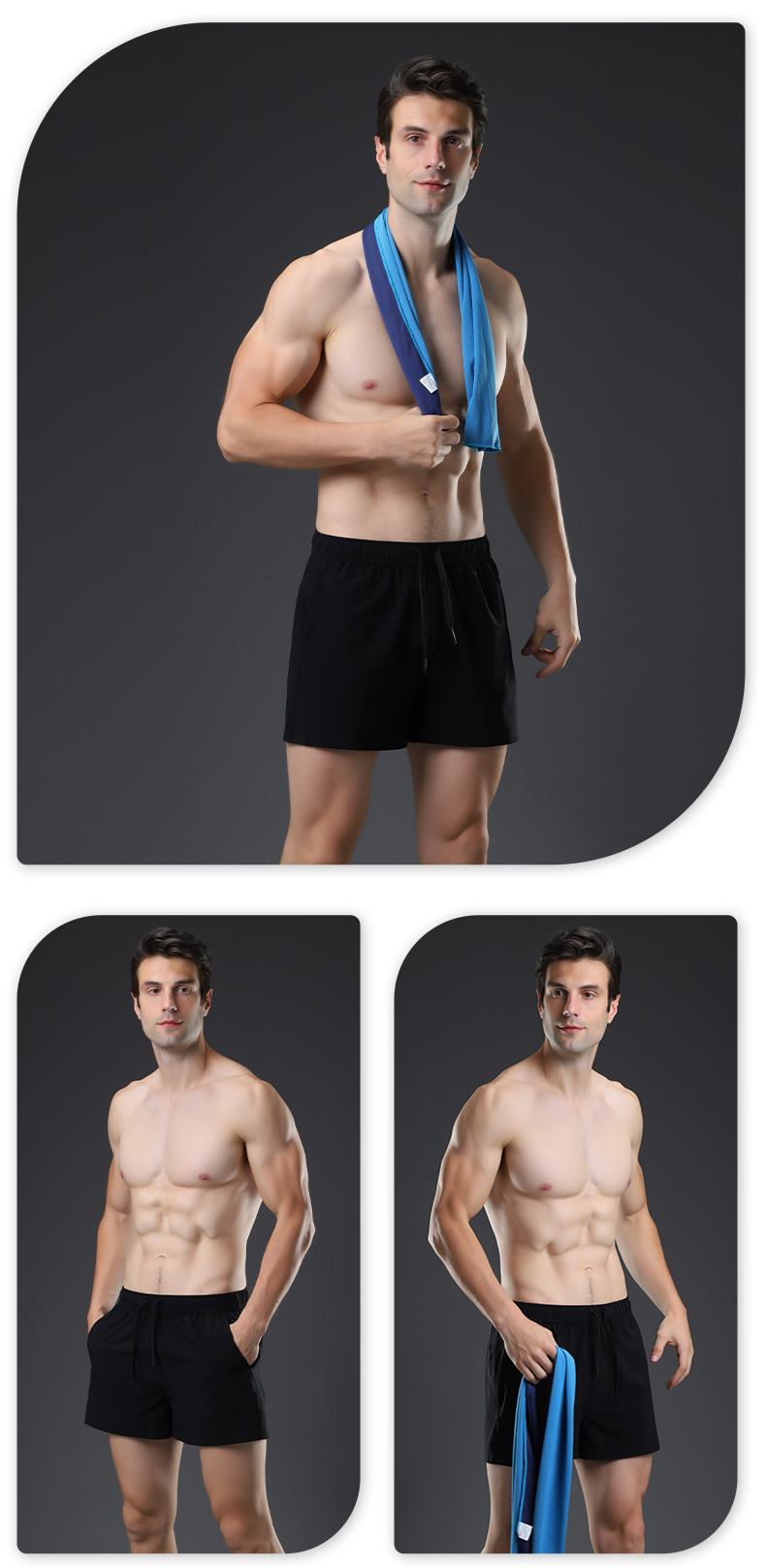 Spandex Casual Plus Size Men Shorts Summer Jogging Training Sports Wear