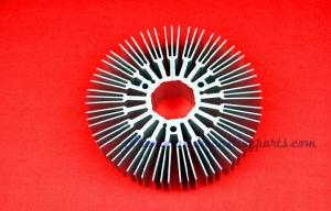China Silver Anodize Extruded Aluminum Heatsink LED Light Heat Sink wholesale