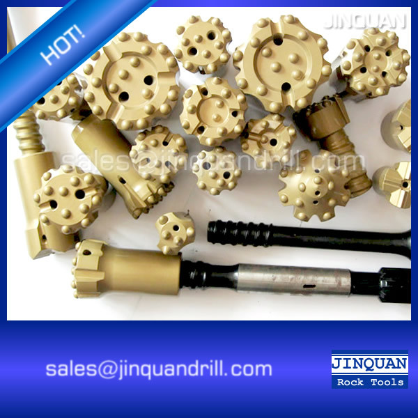Quality R32 drifting & tunnelling top hammer rock drilling tools for sale