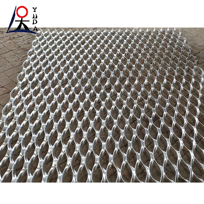Diamond Galvanized Expanded Metal Fence Mesh Durable Expanded Metal Diamond Mesh