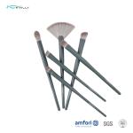 Nylon Hair BSCI Aluminum Ferrule Cosmetic Brush Set 10pcs