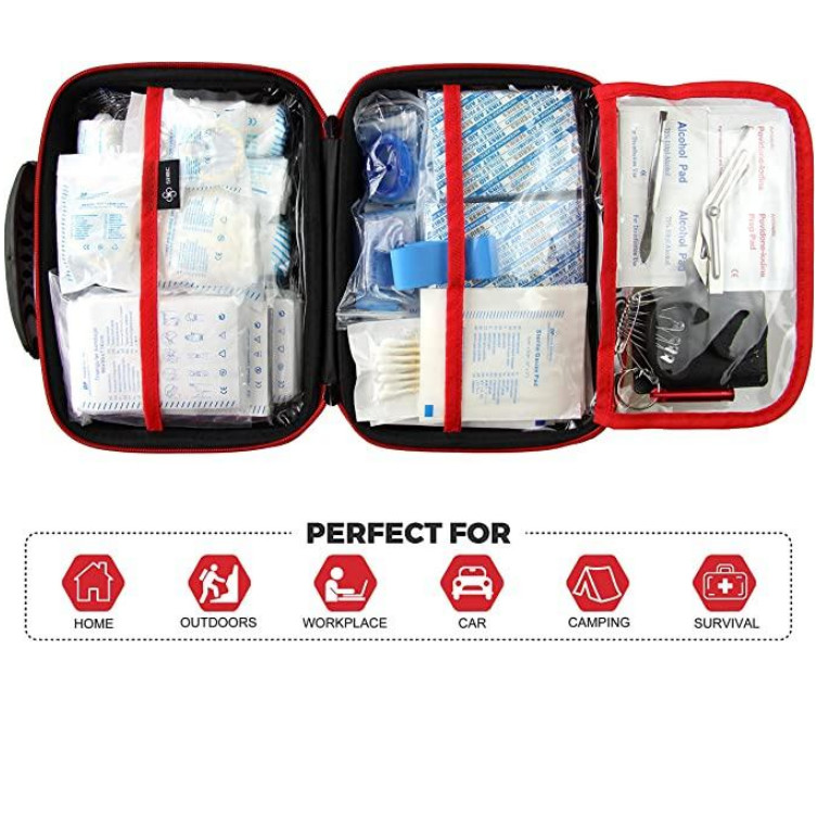 Portable Home First Aid Kit Medical Supplies Waterproof For Survival Emergency
