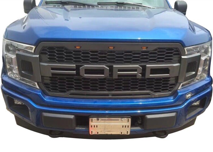 Wholesaler Ford 2018 New F150 Car Front Grille With Daytime Running Light Black Color