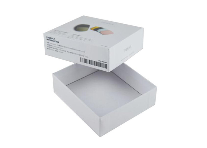 Recycle Rigid Printed Lid And Base Box UV Coating Stamping Printing Handling